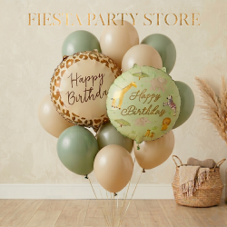 Jungle Safari Balloon Bouquet - INFLATED