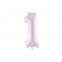 Pastel Purple Number 1 Foil Balloon 72 cm.