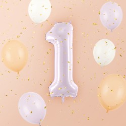 Pastel Purple Number 1 Foil Balloon 72 cm. Pastel Purple Number 1 Foil Balloon 72 cm.