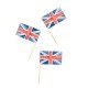 24 Union Jack Food Picks