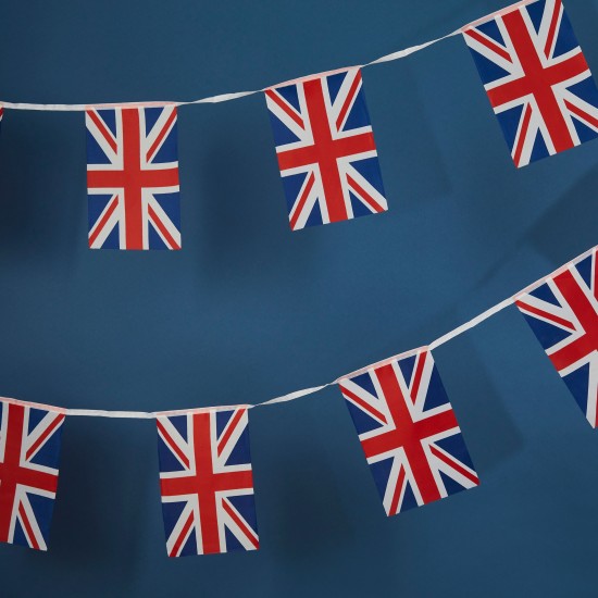 Union Jack Polyester Bunting 10m