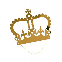 Gold Party Crowns 10 Pack Gold Party Crowns 10 Pack