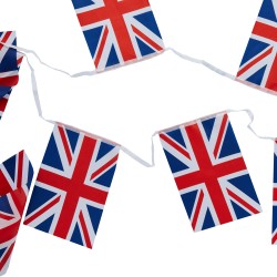 Union Jack Polyester Bunting 10m Union Jack Polyester Bunting 10m