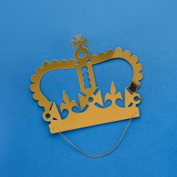 Gold Party Crowns 10 Pack Gold Party Crowns 10 Pack