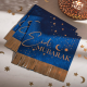 16 Navy and Gold Eid Mubarak Napkins
