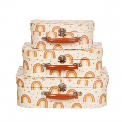Earth Rainbow Suitcases - Set of 3 Earth Rainbow Suitcases - Set of 3