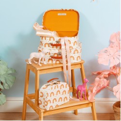 Earth Rainbow Suitcases - Set of 3
