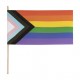 Handheld Pride Flag 5 in a Pack