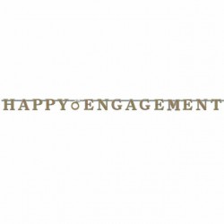 Prismatic Engagement Letter Banner, 3m. Prismatic Engagement Letter Banner, 3m.