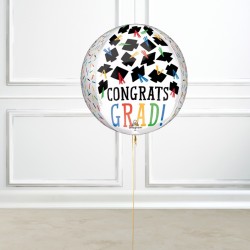 Hats Off Grad Foil Balloon Graduation Balloon