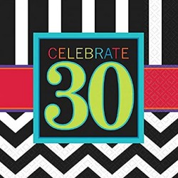 30th Birthday Napkins 30th Birthday Napkins