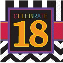 18th Birthday Napkins