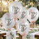 5 Rose Gold 18th Birthday Confetti Balloons