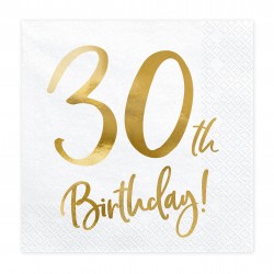 30th Birthday Napkins 30th Birthday Napkins