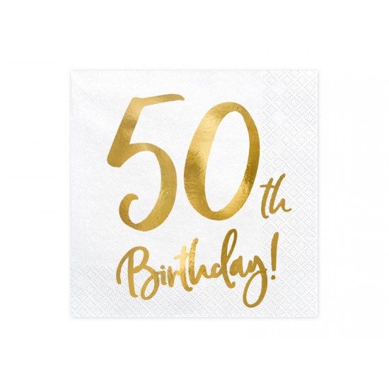 50th Birthday Napkins