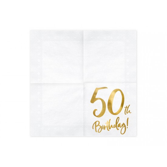 50th Birthday Napkins