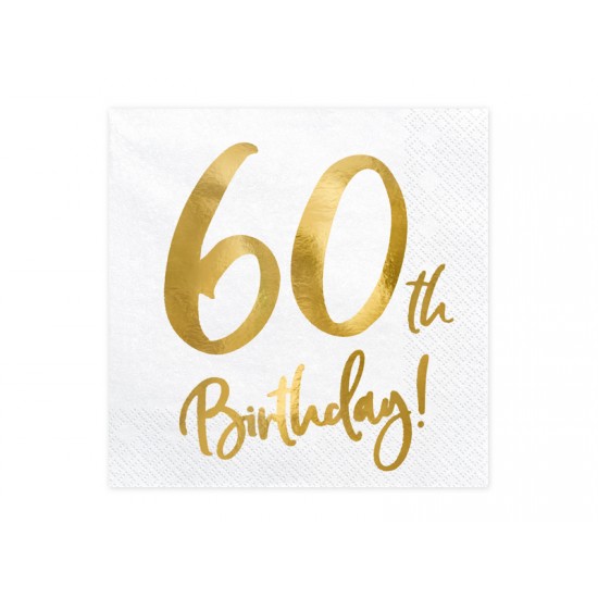 60th Birthday Napkins