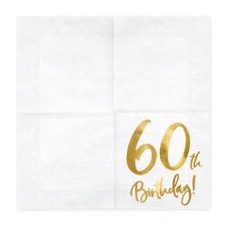 60th Birthday Napkins 60th Birthday Napkins