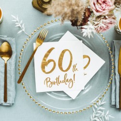 60th Birthday Napkins 60th Birthday Napkins