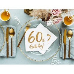 60th Birthday Napkins
