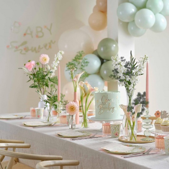 Floral Baby Shower Bunting