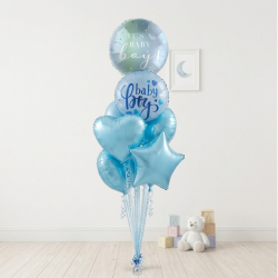 Gender Reveal Balloon Bouquet – It’s a Boy or It’s a Girl Foil Balloons - INFLATED