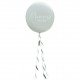 Mummy To Be Baby Shower Balloon with Botanical Tail