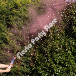 Pink Gender Reveal Smoke Cannon With Confetti
