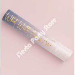 Pink Gender Reveal Smoke Cannon With Confetti