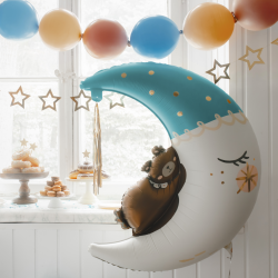 Teddy Bear on the Moon Foil Balloon Teddy Bear on the Moon Foil Balloon