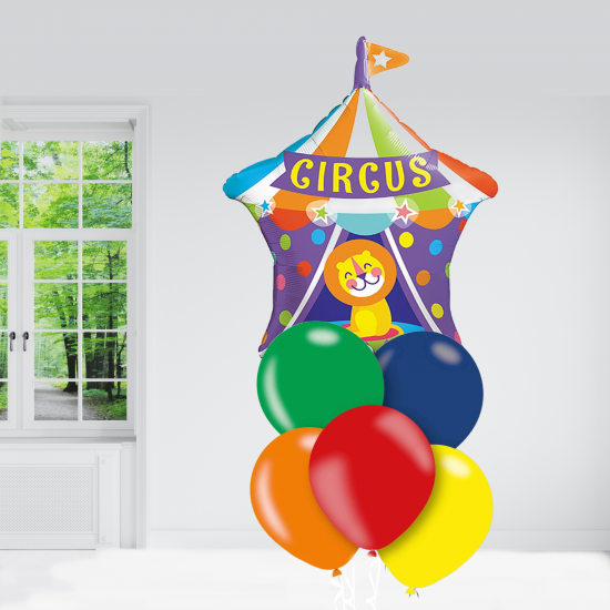 Big Circus Lion Foil Balloon Set