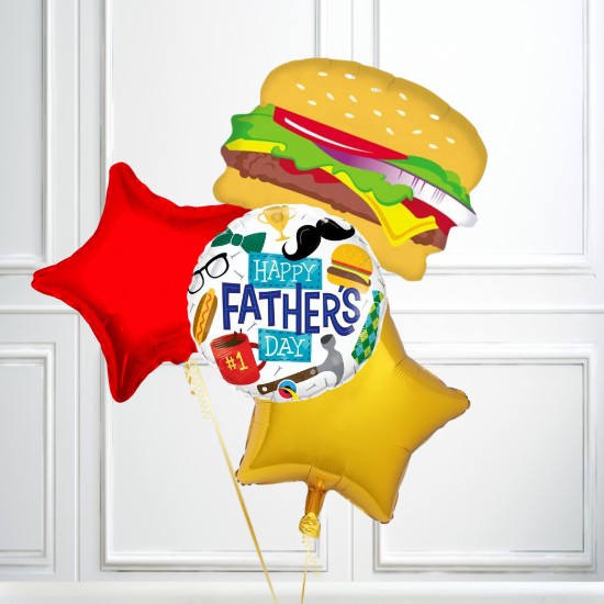 Hamburger King Father's Day Balloon Bundle