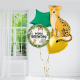 Safari Jungle Animals Birthday Cheetah Balloon Bundle