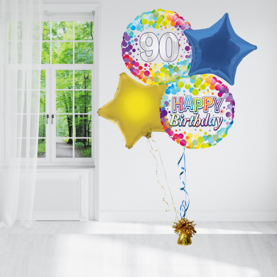 Happy 90th Birthday Balloon Bundle