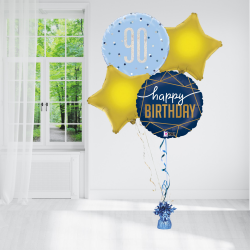 Happy 90th Birthday Balloon Bundle