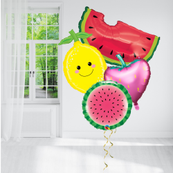 Watermelon, Lemon and Strawberry Fruit Balloon Bundle Watermelon, Lemon and Strawberry Fruit Balloon Bundle