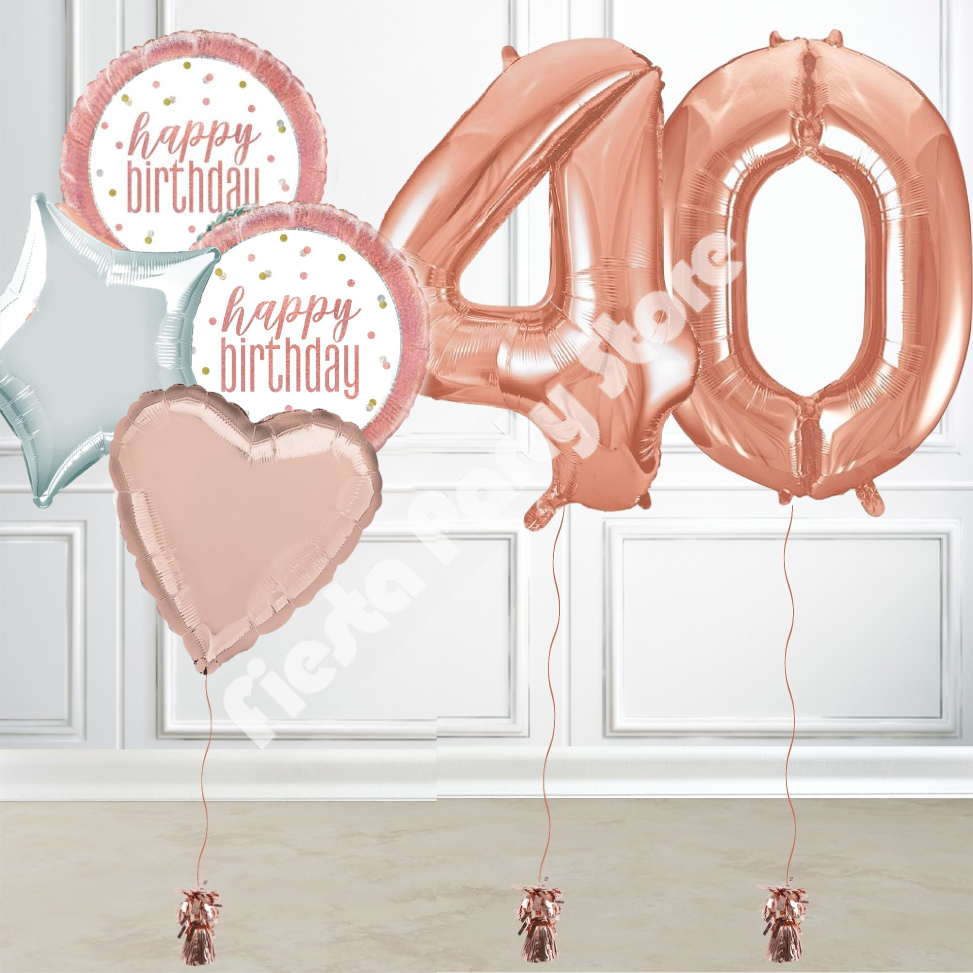14 Birthday Decorations For Girls Tellpet Rose Gold Number 14 Balloons 14th Birthday Party 18 Balloon Numbers
