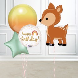 Woodland Deer Inflated Foil Balloon Bundle Woodland Deer Inflated Foil Balloon Bundle