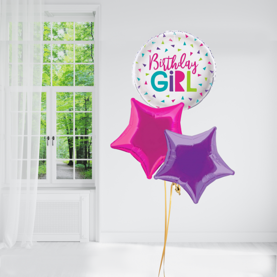 Birthday Girl Balloon Bundle