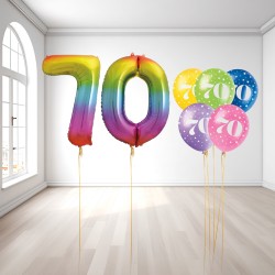 70th Birthday Balloon Set 70th Birthday Balloon Set