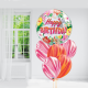 Tropical Hawaii Happy Birthday Balloon Bundle