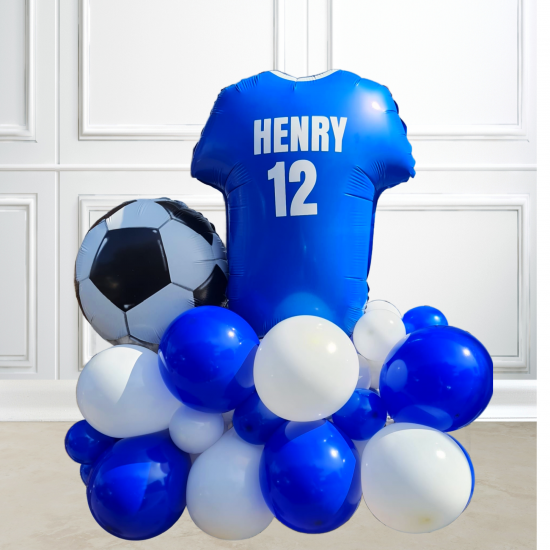 Personalised Football Balloon Tower
