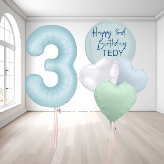 Birthday Balloon Set INFLATED Birthday Balloon Set INFLATED