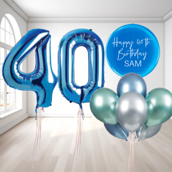 Milestone Birthday Balloon Bundle INFLATED Milestone Birthday Balloon Bundle INFLATED