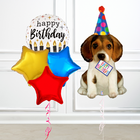 Dog Happy Birthday Balloon Bundle
