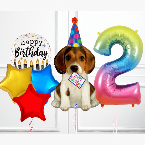 Dog Happy Birthday Balloon Bundle