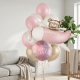 Airplane Bear Baby Girl Balloon Bundle - INFLATED
