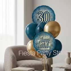 30th Birthday Balloon Set - INFLATED