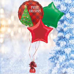 Festive Christmas Tree Balloon Bundle