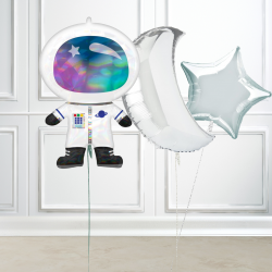Outer Space Astronaut Foil Balloon Bundle